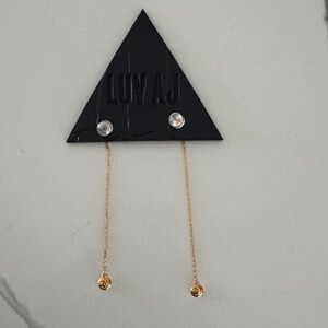 Luv Aj Gold Drop Earrings